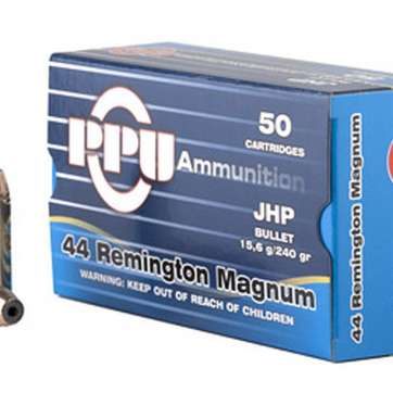 PPU Handgun 44 Rem Mag 240gr