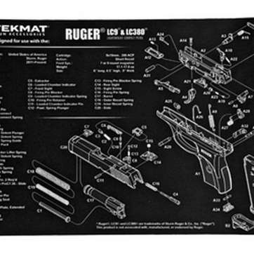 TekMat Ruger LC9 Pistol Mat