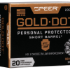 Speer Ammo Gold Dot Personal Protection 38 Special +P 135gr
