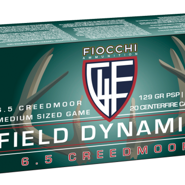 Fiocchi Shooting Dynamics 6.5 Creedmoor 129gr