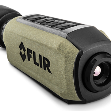 FLIR Scion OTM 266 Monocular 1x 18mm 24x18 Degrees FOV Black/OD Green FLIR