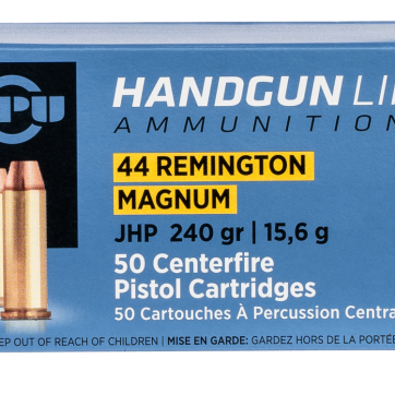 PPU Handgun 44 Rem Mag 240gr