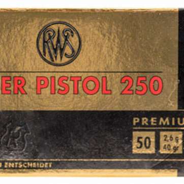 Walther Super Pistol 250 22 LR 40gr