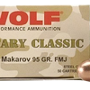 Wolf Military Classic 9x18mm Makarov 95gr