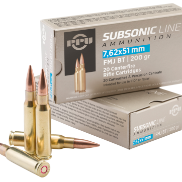 PPU Subsonic 308 Win/7.62 NATO 200gr