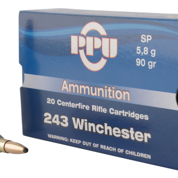 PPU Standard Rifle 243 Winchester 90gr