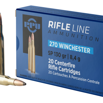 PPU Standard Rifle 270 Winchester 130gr