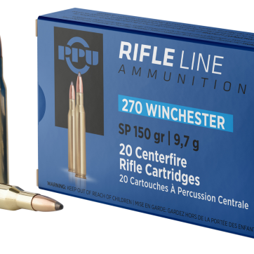 PPU Standard Rifle 270 Winchester 150gr