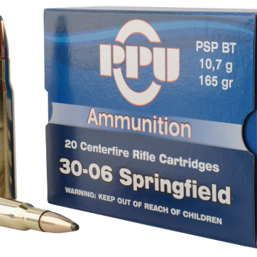 PPU Standard Rifle 30-06 Springfield 165gr