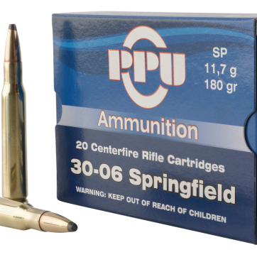 PPU Standard Rifle 30-06 Springfield 180gr