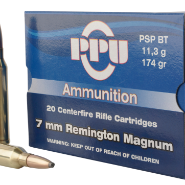 PPU Standard Rifle 7mm Remington Mag 174gr