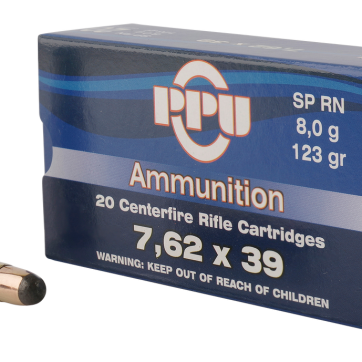 PPU PP375F Metric Rifle 7.62x39mm 123gr