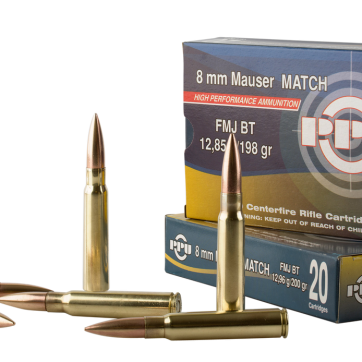 PPU Metric Rifle 8mm Mauser 198gr