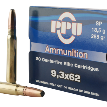 PPU Metric Rifle 9.3mmX62 Mauser 285gr