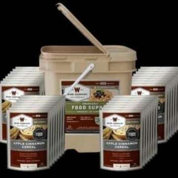 Wise Grab and Go 120 Serving Bucket Breakfast Woods Wise