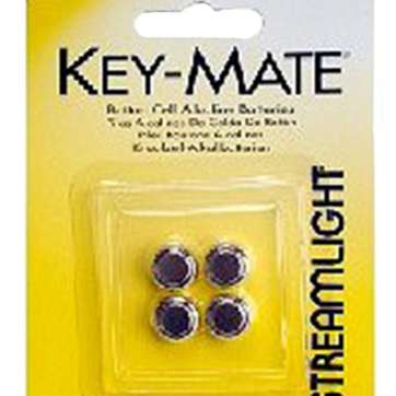 Streamlight Key Mate 4 Pack Alkaline Button Cell Silver Streamlight